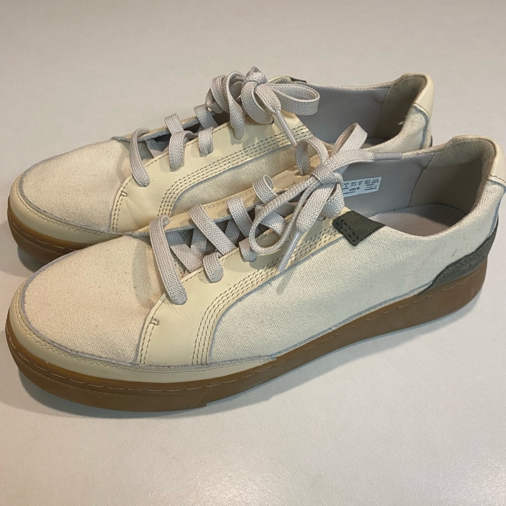 TIMBERLAND ATLANTA GREEN EK+ LOW LACE UP CANVAS RUBBER SNEAKER WOMENS SZ 10 - Picture 6 of 13